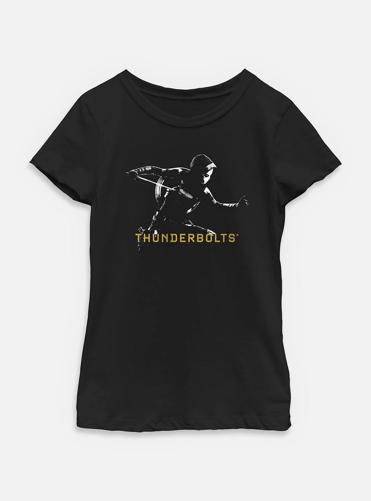 Marvel Thunderbolts* Taskmaster Shadows Youth Girls T-Shirt