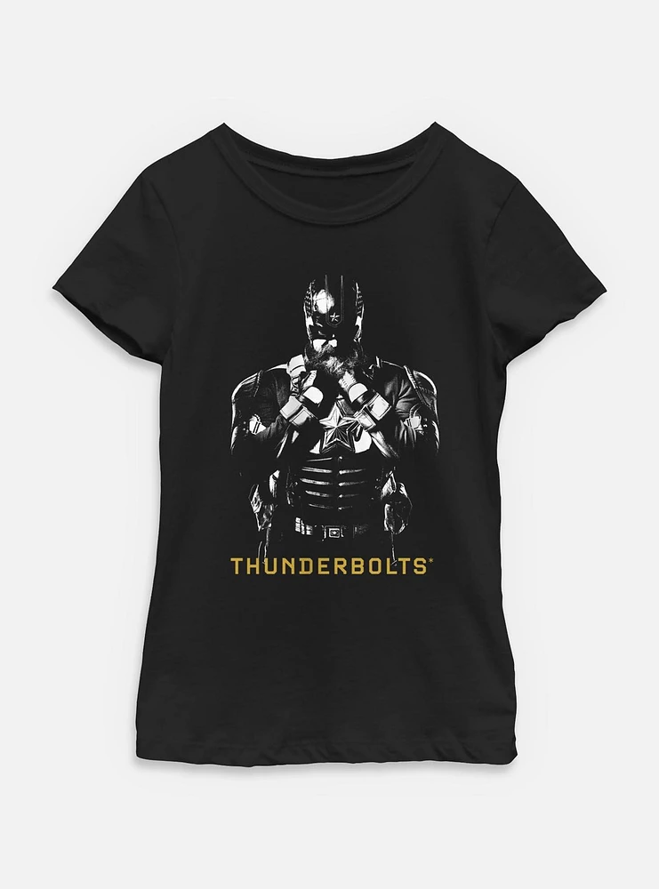 Marvel Thunderbolts* Red Guardian Shadows Youth Girls T-Shirt