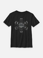 Marvel Thunderbolts* Disposable Delinquents Logos Youth T-Shirt