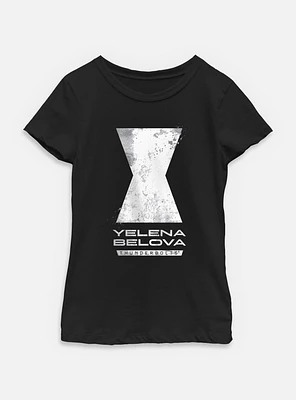 Marvel Thunderbolts* Yelena Belova Logo Youth Girls T-Shirt
