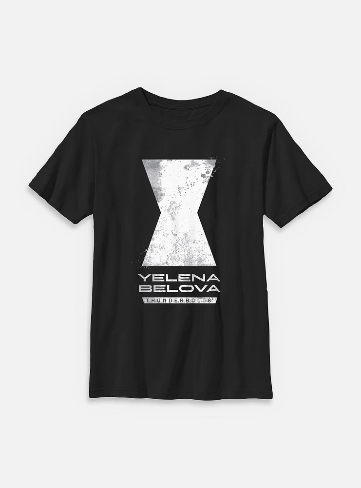 Marvel Thunderbolts* Yelena Belova Logo Youth T-Shirt