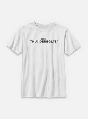 Marvel Thunderbolts* Black Logo Youth T-Shirt