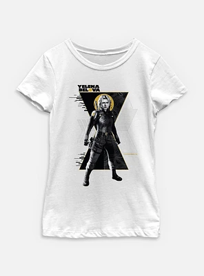 Marvel Thunderbolts* Yelena Belova Pose Youth Girls T-Shirt