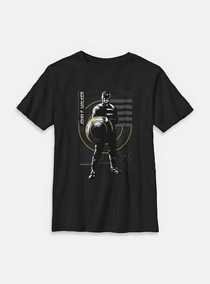 Marvel Thunderbolts* John F Walker Pose Youth T-Shirt