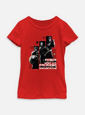 Marvel Thunderbolts* Super Soldiers Scrappy Anti Heroes Youth Girls T-Shirt