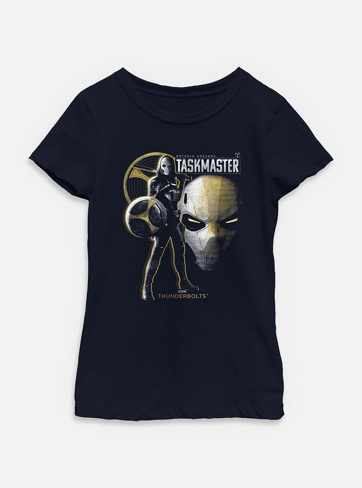 Marvel Thunderbolts* Taskmaster Portrait Youth Girls T-Shirt