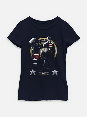 Marvel Thunderbolts* John F Walker Fallen Star Youth Girls T-Shirt