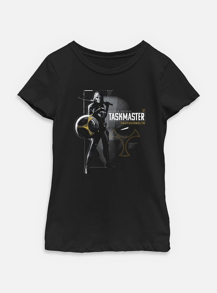 Marvel Thunderbolts* Antonia Dreykov Taskmaster Youth Girls T-Shirt