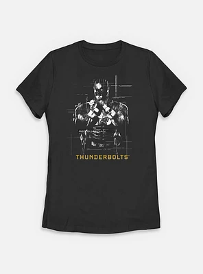 Marvel Thunderbolts* Red Guardian Silhouette Womens T-Shirt