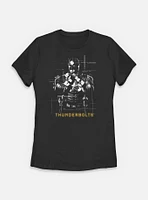 Marvel Thunderbolts* Red Guardian Silhouette Womens T-Shirt