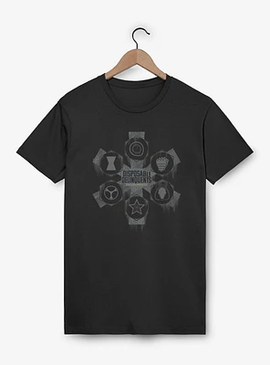 Marvel Thunderbolts* Disposable Delinquents Logos T-Shirt