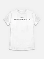 Marvel Thunderbolts* Black Logo Womens T-Shirt