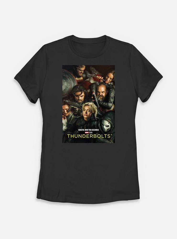 Marvel Thunderbolts* Group Poster Womens T-Shirt