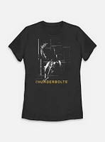 Marvel Thunderbolts* Bucky Barnes Silhouette Womens T-Shirt