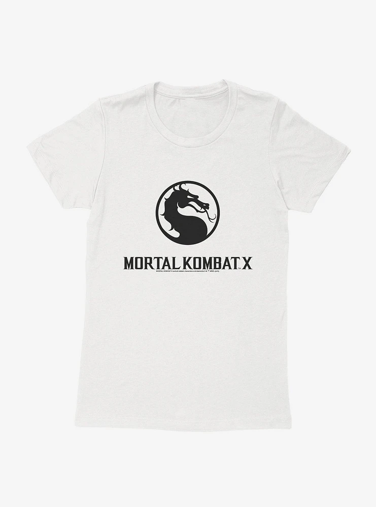Mortal Kombat X Logo Womens T-Shirt