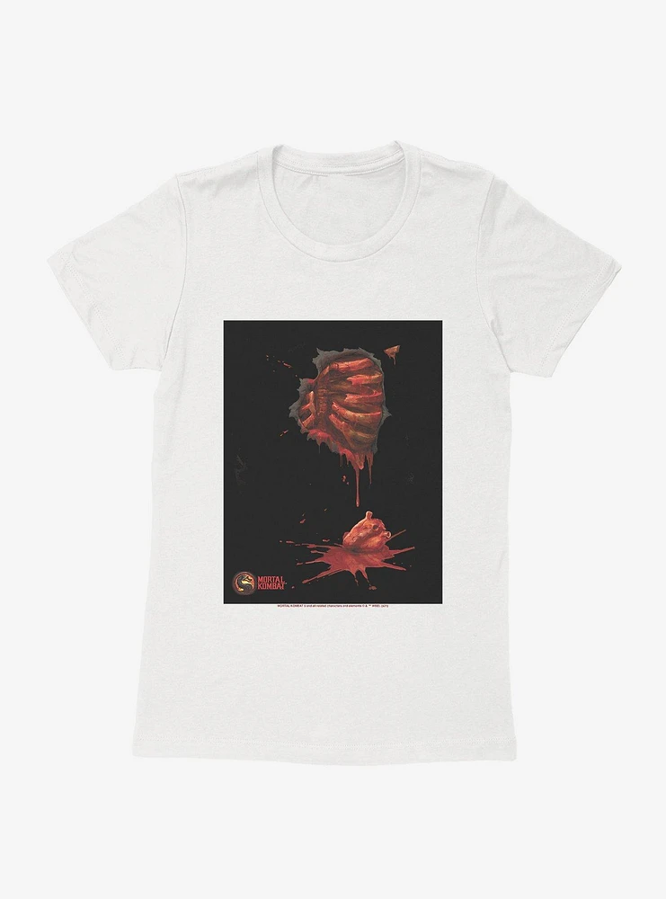Mortal Kombat 9 Bleeding Ribcage Womens T-Shirt