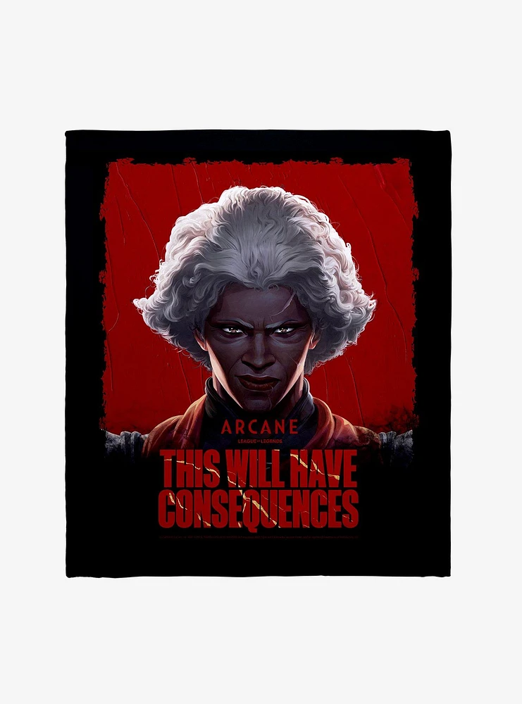 Arcane Ambessa This Will Have Consequences Throw Blanket