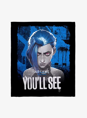 Arcane Jinx You'll See Throw Blanket