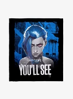 Arcane Jinx You'll See Throw Blanket