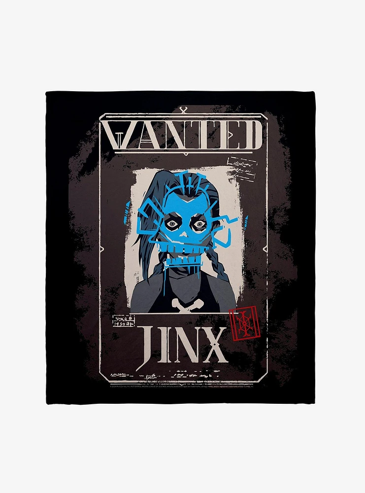Jinx Wanted Throw Blanket