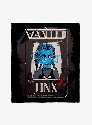 Jinx Wanted Throw Blanket