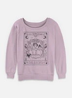 Disney Hocus Pocus The Sisters Tarot Womens Slouchy Sweatshirt