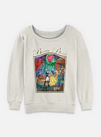 Disney Princesses Beauty Story Womens Slouchy Sweatshirt