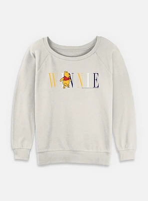 Disney Winnie The Pooh Fashion Womens Slouchy Sweatshirt
