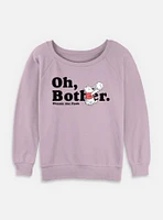 Disney Winnie The Pooh More Bothers Womens Slouchy Sweatshirt