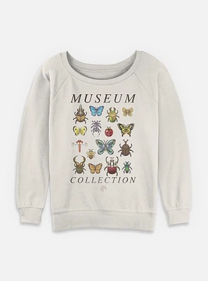 Nintendo Animal Crossing Bug Collection Womens Slouchy Sweatshirt
