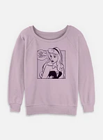 Disney Sleeping Beauty Youre The One I Dreamed About Comic Womens Slouchy Sweatshirt