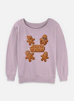 Star Wars Gingerbread Crew Womens Slouchy Sweatshirt