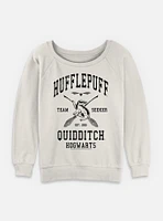 Harry Potter Hufflepuff Quidditch Seeker Invert Womens Slouchy Sweatshirt