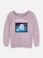 Disney Alice Wonderland Anxiety Meme Womens Slouchy Sweatshirt