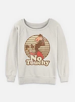 Disney The Emperor's New Groove No Touchy Womens Slouchy Sweatshirt