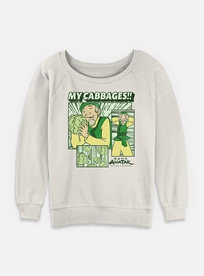 Avatar: The Last Airbender My Cabbages Womens Slouchy Sweatshirt