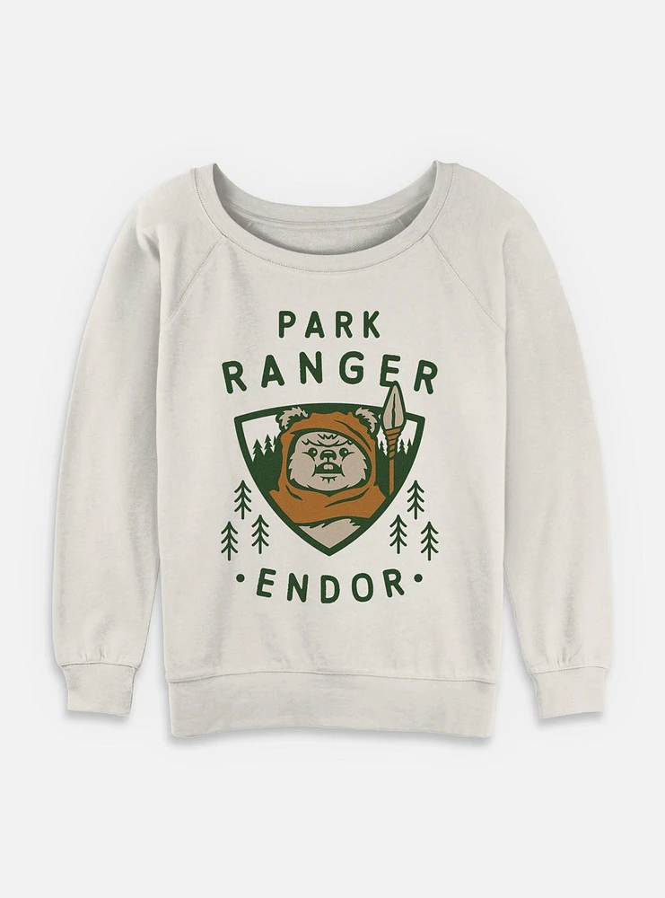 Star Wars Park Ranger Womens Slouchy Sweatshirt