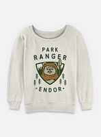Star Wars Park Ranger Womens Slouchy Sweatshirt