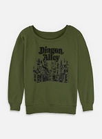 Harry Potter Diagon Line Womens Slouchy Sweatshirt