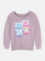 Care Bears Space Suits  Womens Slouchy Sweatshirt