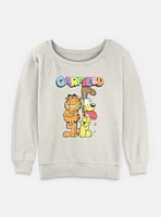 Garfield Best Buds & Odie Womens Slouchy Sweatshirt