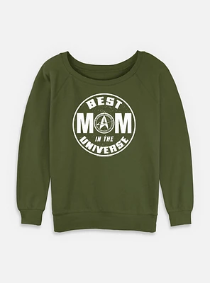 Star Trek Best Mom Communicator Womens Slouchy Sweatshirt