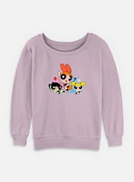 The Powerpuff Girls Girl Trio Womens Slouchy Sweatshirt