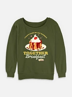 Steven Universe Together Breakfast Womens Slouchy Sweatshirt