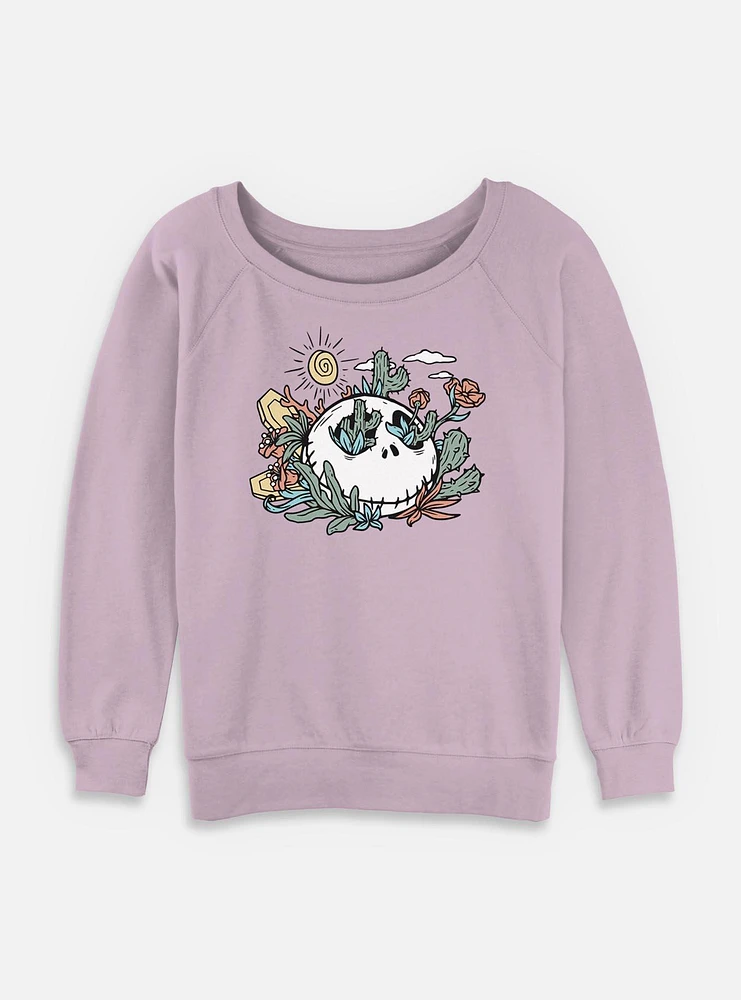 The Nightmare Before Christmas Death Valley Womens Slouchy Sweatshirt
