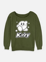 Kirby Monochrome Womens Slouchy Sweatshirt