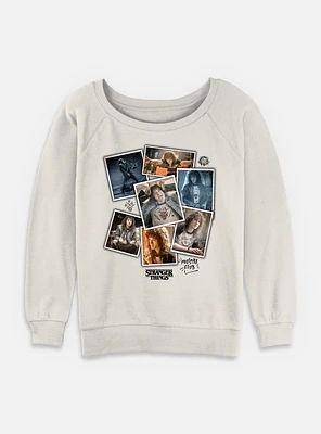 Stranger Things Remember Eddie Womens Slouchy Sweatshirt