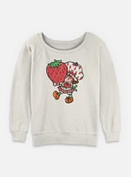 Strawberry Shortcake Cute  Womens Slouchy Sweatshirt