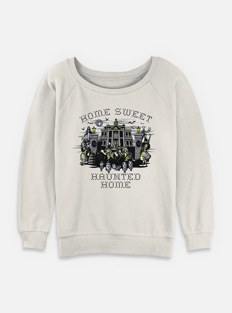 Disney Haunted Mansion Home Womens Slouchy Sweatshirt