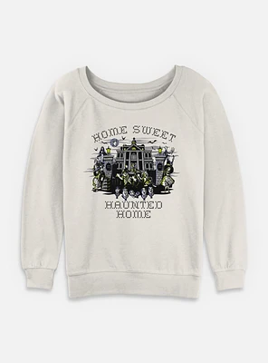 Disney Haunted Mansion Home Womens Slouchy Sweatshirt